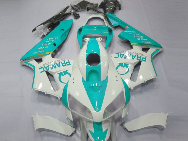 2005-2006 Teal Custom Honda CBR600RR Motorcycle Fairing UK 2005-2006 Teal Custom Honda CBR600RR Motorcycle Fairing UK