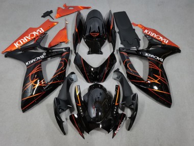 2006-2007 Bacardi Suzuki GSXR 600-750 Motorcycle Fairing UK