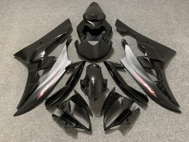 2006-2007 Black Matte Red Pin Yamaha R6 Motorcycle Fairing UK 2006-2007 Black Matte Red Pin Yamaha R6 Motorcycle Fairing UK
