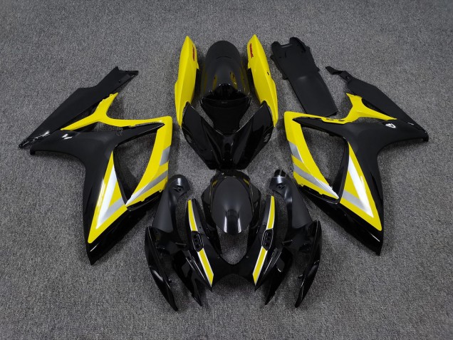 2006-2007 Black and Yellow OEM Style Suzuki GSXR 600-750 Motorcycle Fairing UK 2006-2007 Black and Yellow OEM Style Suzuki GSXR 600-750 Motorcycle Fairing UK