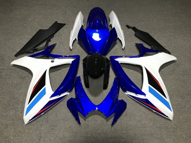 2006-2007 Blue White and Black Suzuki GSXR 600-750 Motorcycle Fairing UK 2006-2007 Blue White and Black Suzuki GSXR 600-750 Motorcycle Fairing UK
