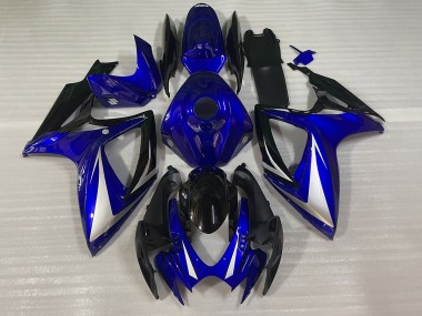 2006-2007 Blue and Black Special Suzuki GSXR 600-750 Motorcycle Fairing UK