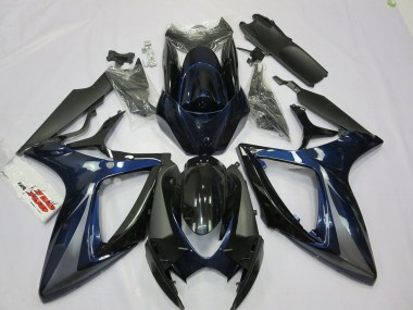 2006-2007 Blue and Grey Suzuki GSXR 600-750 Motorcycle Fairing UK