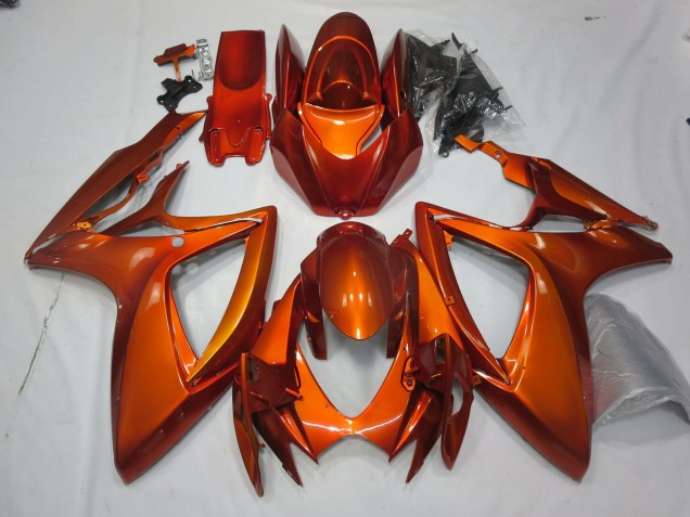 2006-2007 Burnt Orange Suzuki GSXR 600-750 Motorcycle Fairing UK 2006-2007 Burnt Orange Suzuki GSXR 600-750 Motorcycle Fairing UK