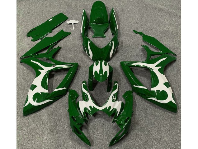 2006-2007 Dark Green & White Suzuki GSXR 600-750 Motorcycle Fairing UK 2006-2007 Dark Green & White Suzuki GSXR 600-750 Motorcycle Fairing UK