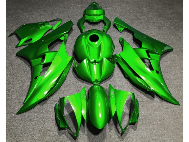 2006-2007 Gloss Green Yamaha R6 Motorcycle Fairing UK 2006-2007 Gloss Green Yamaha R6 Motorcycle Fairing UK
