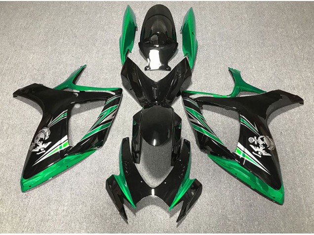 2006-2007 Gloss Green and Black Design Suzuki GSXR 600-750 Motorcycle Fairing UK 2006-2007 Gloss Green and Black Design Suzuki GSXR 600-750 Motorcycle Fairing UK