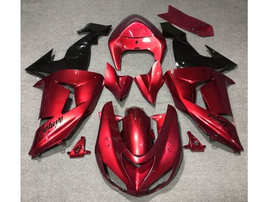 2006-2007 Gloss Red Kawasaki ZX10R Motorcycle Fairing UK