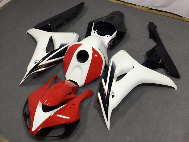 2006-2007 Gloss Red and White Honda CBR1000RR Motorcycle Fairing UK 2006-2007 Gloss Red and White Honda CBR1000RR Motorcycle Fairing UK