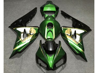 2006-2007 Green & Gold Honda CBR1000RR Motorcycle Fairing UK