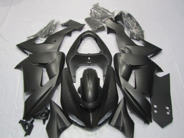 2006-2007 Matte Black Kawasaki ZX10R Motorcycle Fairing UK