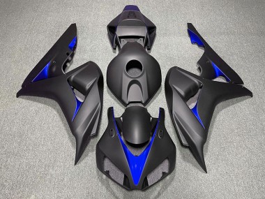 2006-2007 Matte Black and Blue Honda CBR1000RR Motorcycle Fairing UK