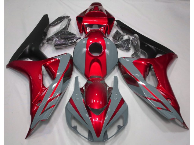 2006-2007 Nardo Grey and Red Honda CBR1000RR Motorcycle Fairing UK 2006-2007 Nardo Grey and Red Honda CBR1000RR Motorcycle Fairing UK