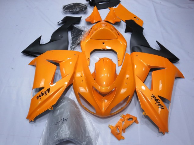 2006-2007 Orange Kawasaki ZX10R Motorcycle Fairing UK 2006-2007 Orange Kawasaki ZX10R Motorcycle Fairing UK