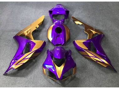 2006-2007 Purple & Gold Honda CBR1000RR Motorcycle Fairing UK