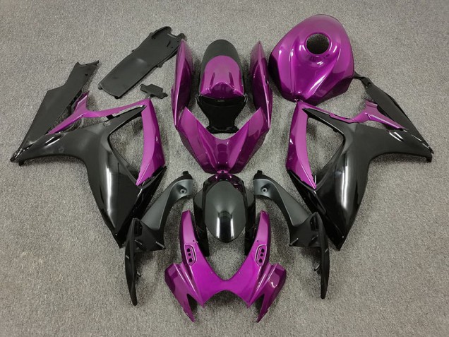 2006-2007 Purple and Black Suzuki GSXR 600-750 Motorcycle Fairing UK 2006-2007 Purple and Black Suzuki GSXR 600-750 Motorcycle Fairing UK