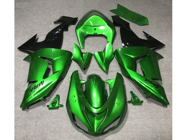 2006-2007 Reptile Green Kawasaki ZX10R Motorcycle Fairing UK 2006-2007 Reptile Green Kawasaki ZX10R Motorcycle Fairing UK