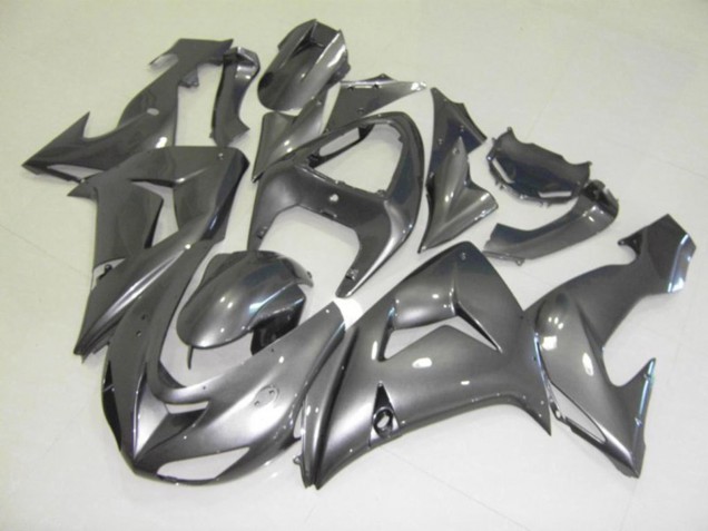 2006-2007 Silver Gloss Kawasaki ZX10R Motorcycle Fairing UK 2006-2007 Silver Gloss Kawasaki ZX10R Motorcycle Fairing UK