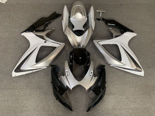 2006-2007 Silver White OEM Style Suzuki GSXR 600-750 Motorcycle Fairing UK 2006-2007 Silver White OEM Style Suzuki GSXR 600-750 Motorcycle Fairing UK
