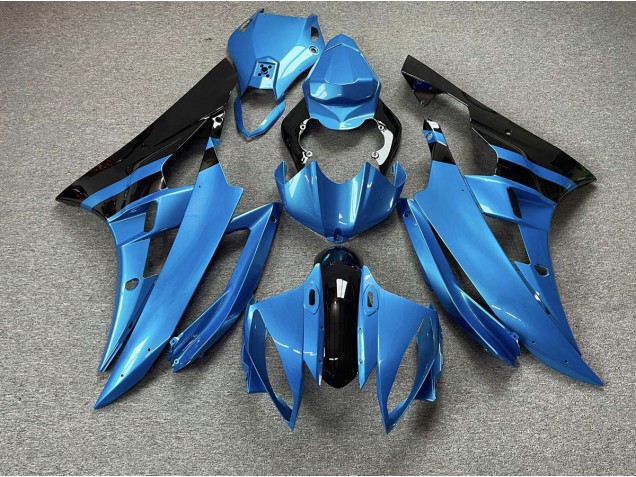 2006-2007 Sky Blue and Black Yamaha R6 Motorcycle Fairing UK