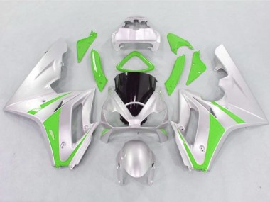 2006-2008 Green and Silver Triumph Daytona 675 Motorcycle Fairing UK