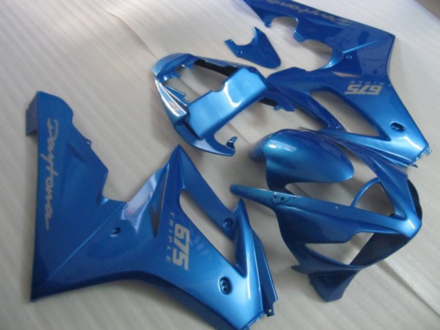 2006-2008 Vibrant Blue Triumph Daytona 675 Motorcycle Fairing UK 2006-2008 Vibrant Blue Triumph Daytona 675 Motorcycle Fairing UK