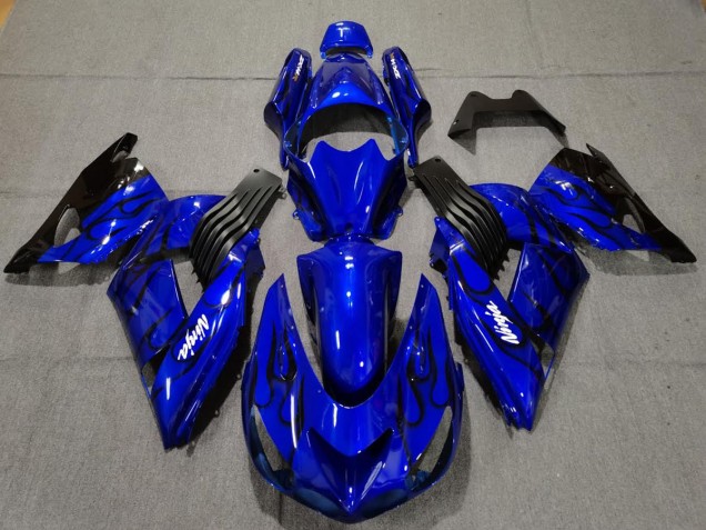 2006-2011 Blue Gloss Kawasaki ZX14R Motorcycle Fairing UK 2006-2011 Blue Gloss Kawasaki ZX14R Motorcycle Fairing UK