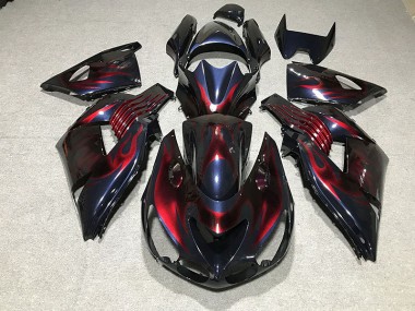 2006-2011 Flame Kawasaki ZX14R Motorcycle Fairing UK