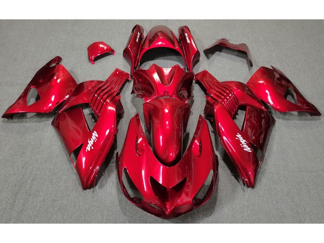 2006-2011 Red Gloss Kawasaki ZX14R Motorcycle Fairing UK 2006-2011 Red Gloss Kawasaki ZX14R Motorcycle Fairing UK
