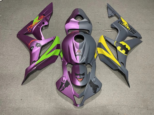 2007-2008 Bat Man vs Joker Matte Honda CBR600RR Motorcycle Fairing UK 2007-2008 Bat Man vs Joker Matte Honda CBR600RR Motorcycle Fairing UK