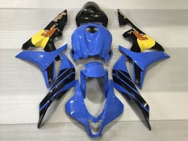 2007-2008 Blue & Orange Bull Honda CBR600RR Motorcycle Fairing UK