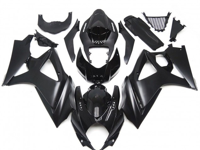 2007-2008 Custom Matte Black Slick Suzuki GSXR 1000 Motorcycle Fairing UK 2007-2008 Custom Matte Black Slick Suzuki GSXR 1000 Motorcycle Fairing UK