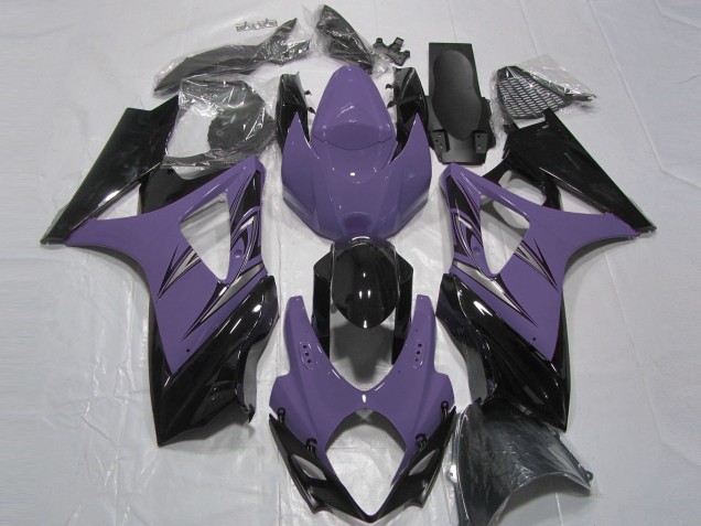 2007-2008 Dark Purple and Black Suzuki GSXR 1000 Motorcycle Fairing UK 2007-2008 Dark Purple and Black Suzuki GSXR 1000 Motorcycle Fairing UK