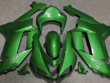 2007-2008 Forest Green Kawasaki ZX6R Motorcycle Fairing UK