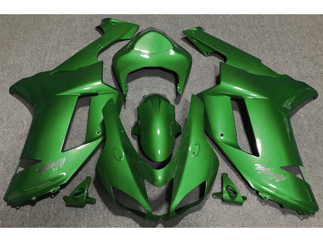 2007-2008 Forest Green Kawasaki ZX6R Motorcycle Fairing UK 2007-2008 Forest Green Kawasaki ZX6R Motorcycle Fairing UK