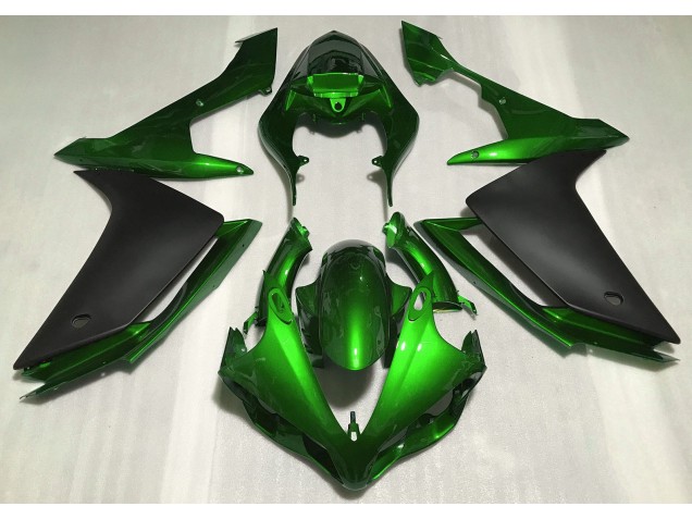 2007-2008 Gloss Green & Black Yamaha R1 Motorcycle Fairing UK 2007-2008 Gloss Green & Black Yamaha R1 Motorcycle Fairing UK