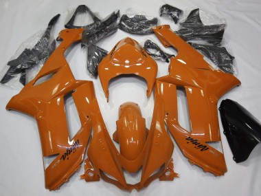 2007-2008 Gloss Orange Kawasaki ZX6R Motorcycle Fairing UK