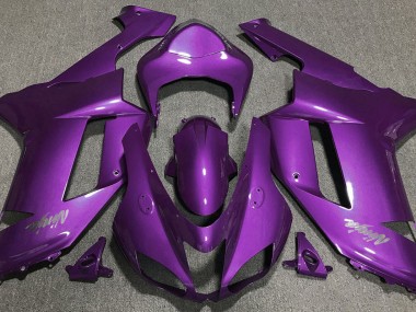 2007-2008 Gloss Purple Kawasaki ZX6R Motorcycle Fairing UK