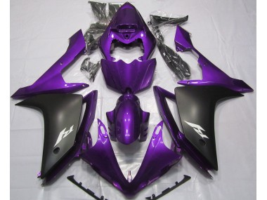 2007-2008 Gloss Purple and Black Yamaha R1 Motorcycle Fairing UK