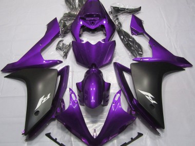 2007-2008 Gloss Purple and Black Yamaha R1 Motorcycle Fairing UK