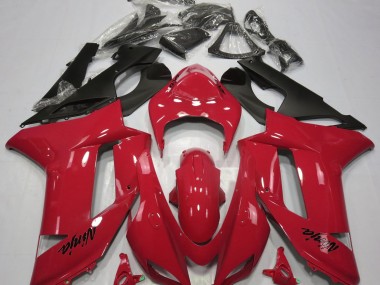 2007-2008 Gloss Red Kawasaki ZX6R Motorcycle Fairing UK