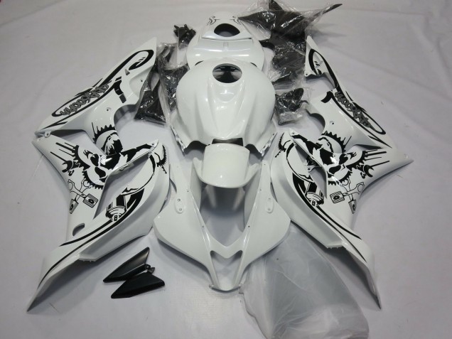 2007-2008 Gloss White Special Design Honda CBR600RR Motorcycle Fairing UK 2007-2008 Gloss White Special Design Honda CBR600RR Motorcycle Fairing UK