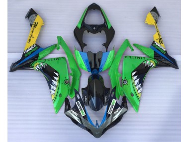 2007-2008 Green Shark Yamaha R1 Motorcycle Fairing UK