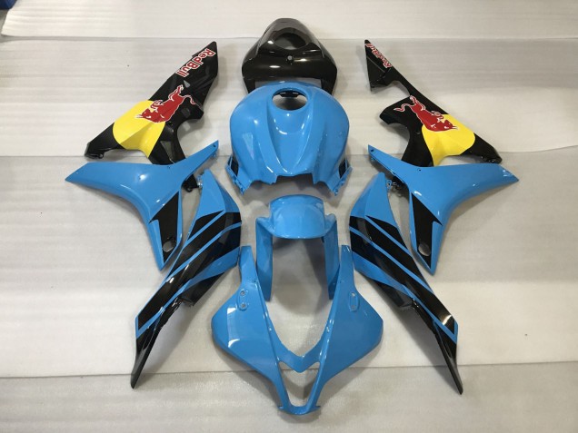 2007-2008 Light Blue Red Bull Honda CBR600RR Motorcycle Fairing UK 2007-2008 Light Blue Red Bull Honda CBR600RR Motorcycle Fairing UK