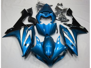 2007-2008 Light Blue White and Black Yamaha R1 Motorcycle Fairing UK
