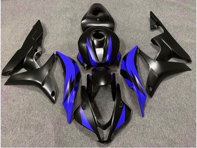 2007-2008 Matte Black & Blue Design Honda CBR600RR Motorcycle Fairing UK 2007-2008 Matte Black & Blue Design Honda CBR600RR Motorcycle Fairing UK
