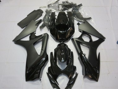 2007-2008 Matte Black Gloss Black Suzuki GSXR 1000 Motorcycle Fairing UK
