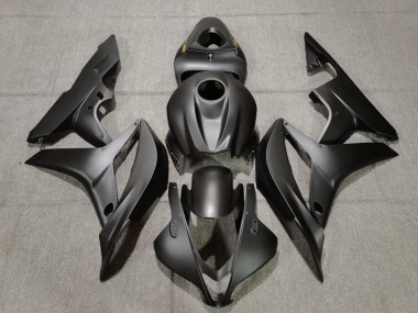 2007-2008 Matte Black Gold Decals Honda CBR600RR Motorcycle Fairing UK