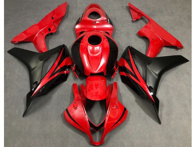2007-2008 Pearl Red & Black Honda CBR600RR Motorcycle Fairing UK 2007-2008 Pearl Red & Black Honda CBR600RR Motorcycle Fairing UK