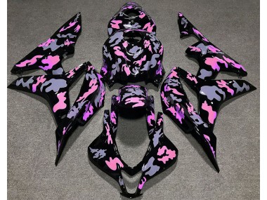 2007-2008 Pink and Gray Camouflage Honda CBR600RR Motorcycle Fairing UK